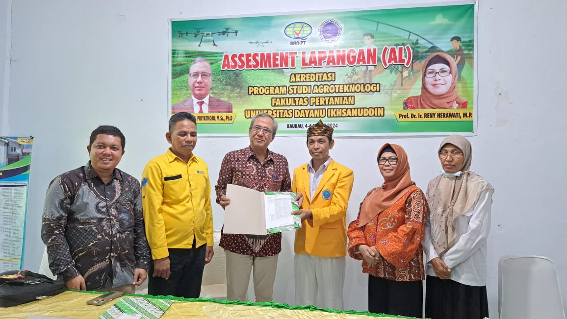 Kunjungan Tim Akreditasi Fakultas Pertanian bersama BAN-PT