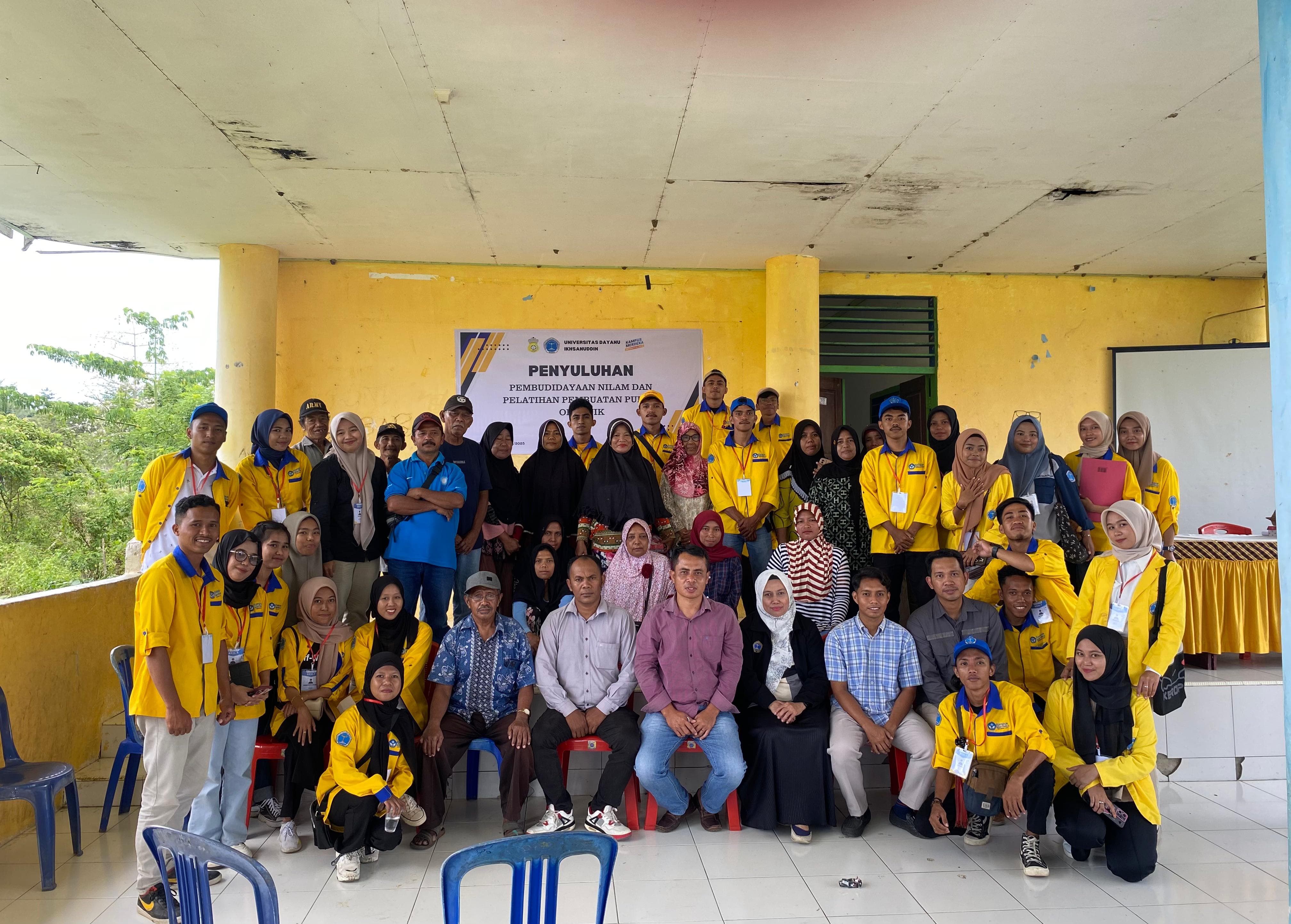 Pengabdian kepada Masyarakat di Desa Mulya Jaya, Kec. Lasalimu Selatan, Kab. Buton oleh Dosen dan Mahasiswa Program Studi Agroteknologi Unidayan