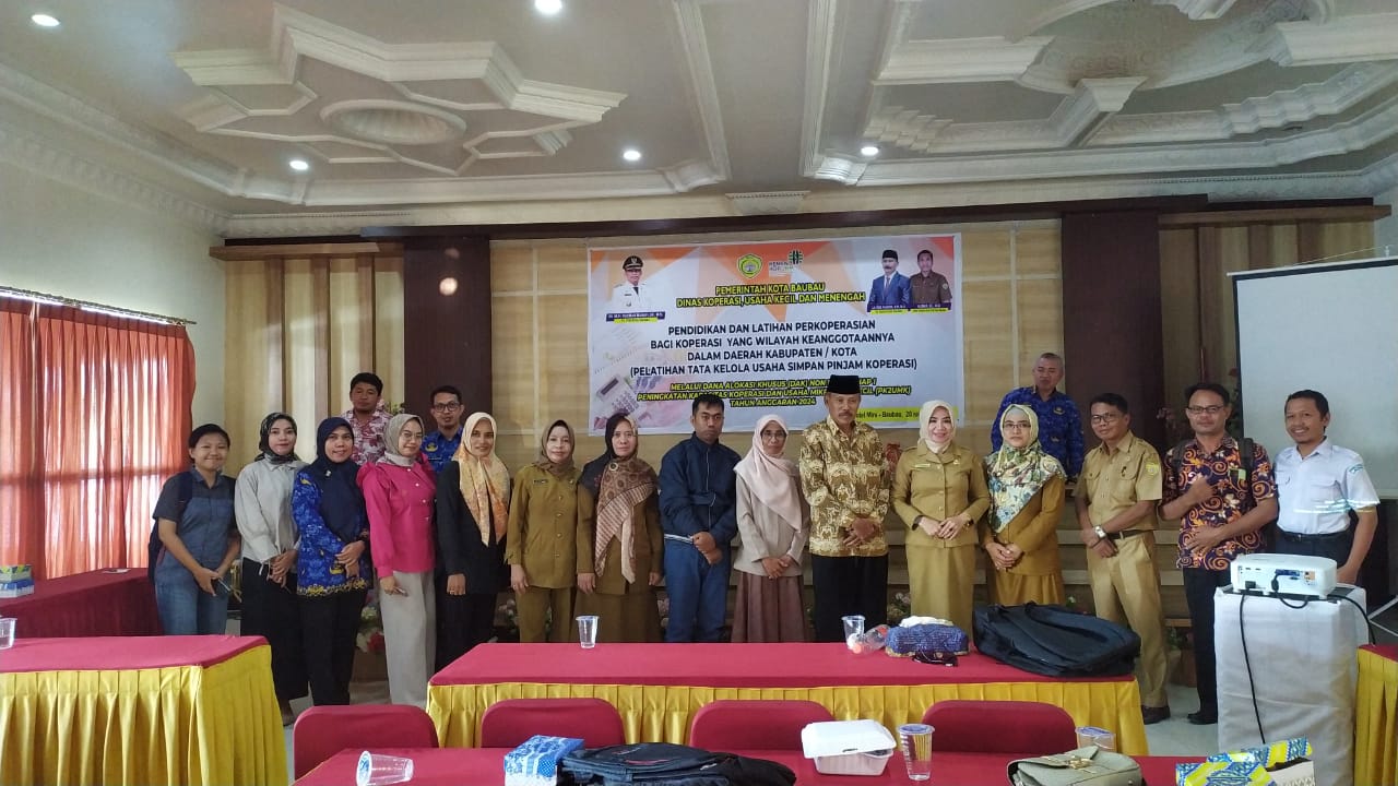 Pendidikan dan Latihan Perkoperasian Bagi Koperasi yang Wilayah Keanggotaannya dalam Daerah Kabupaten/Kota (Pelatihan Tata Kelola Usaha Simpan Pinjam Koperasi)
