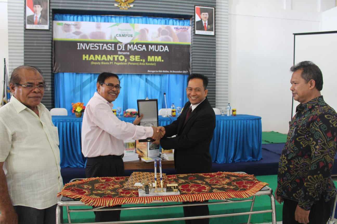 BEM Fakultas Ekonomi Unidayan Gelar Pegadaian Goes to Campus, Hanato, SE., MM. Dorong Mahasiswa Berinvestasi Sejak Muda