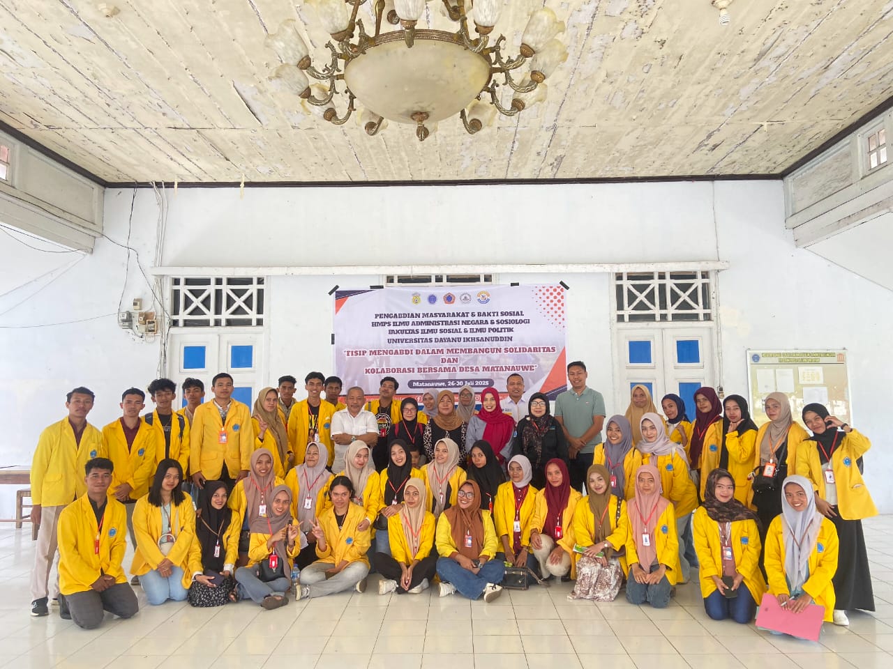 Resmi Dilepas, 65 Mahasiswa FISIP Siap Laksanakan Baksos di Matanauwe