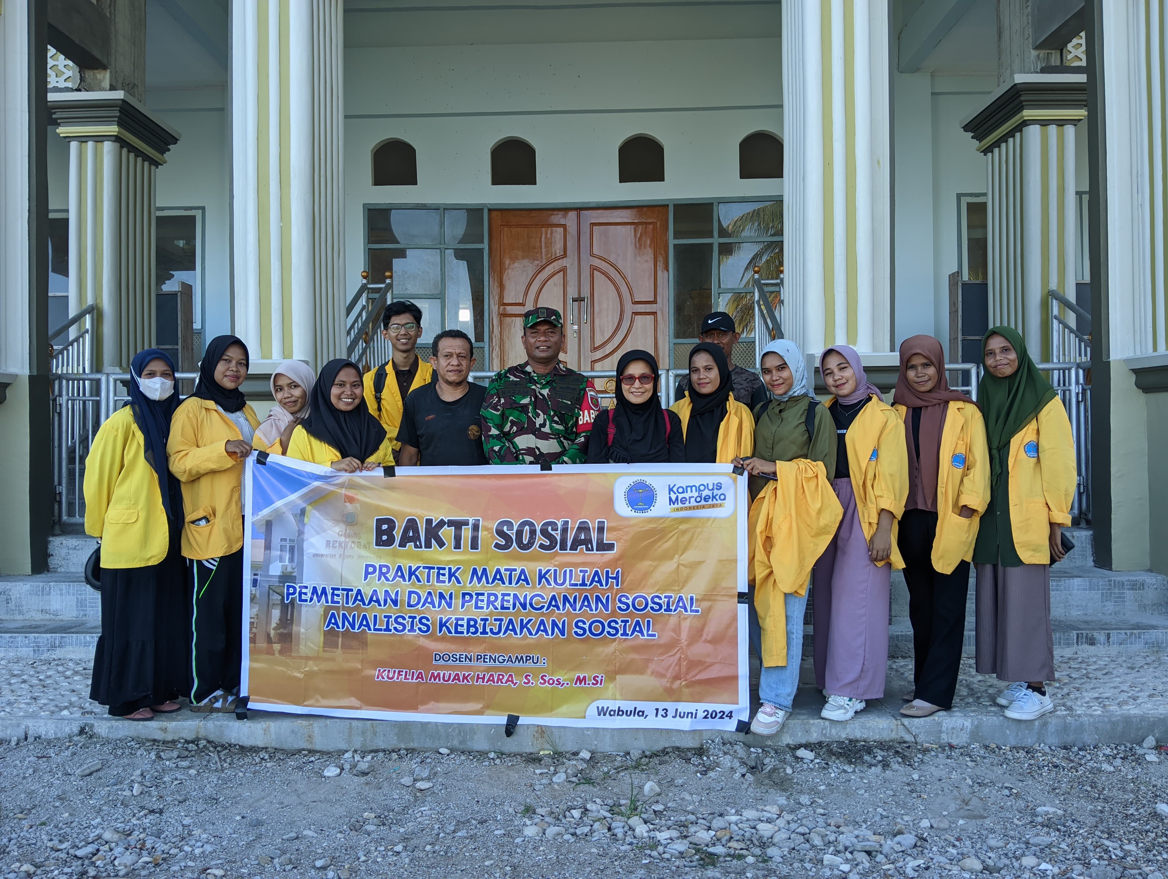 Mahasiswa Sosiologi Unidayan Gelar Praktek Mata Kuliah di Desa Wabula