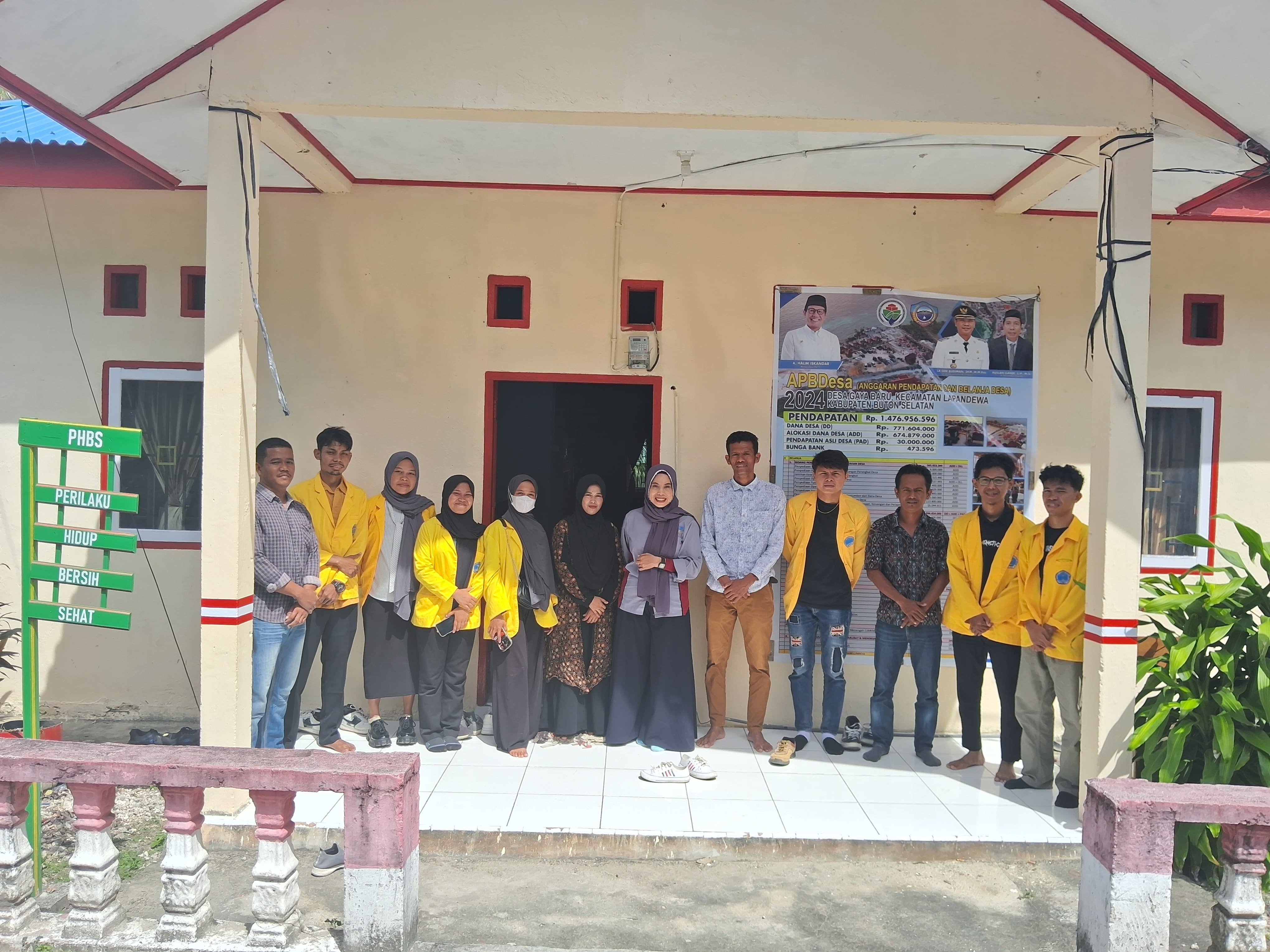 Mahasiswa Sosiologi Unidayan Melakukan Studi Lapangan di Desa Gaya Baru