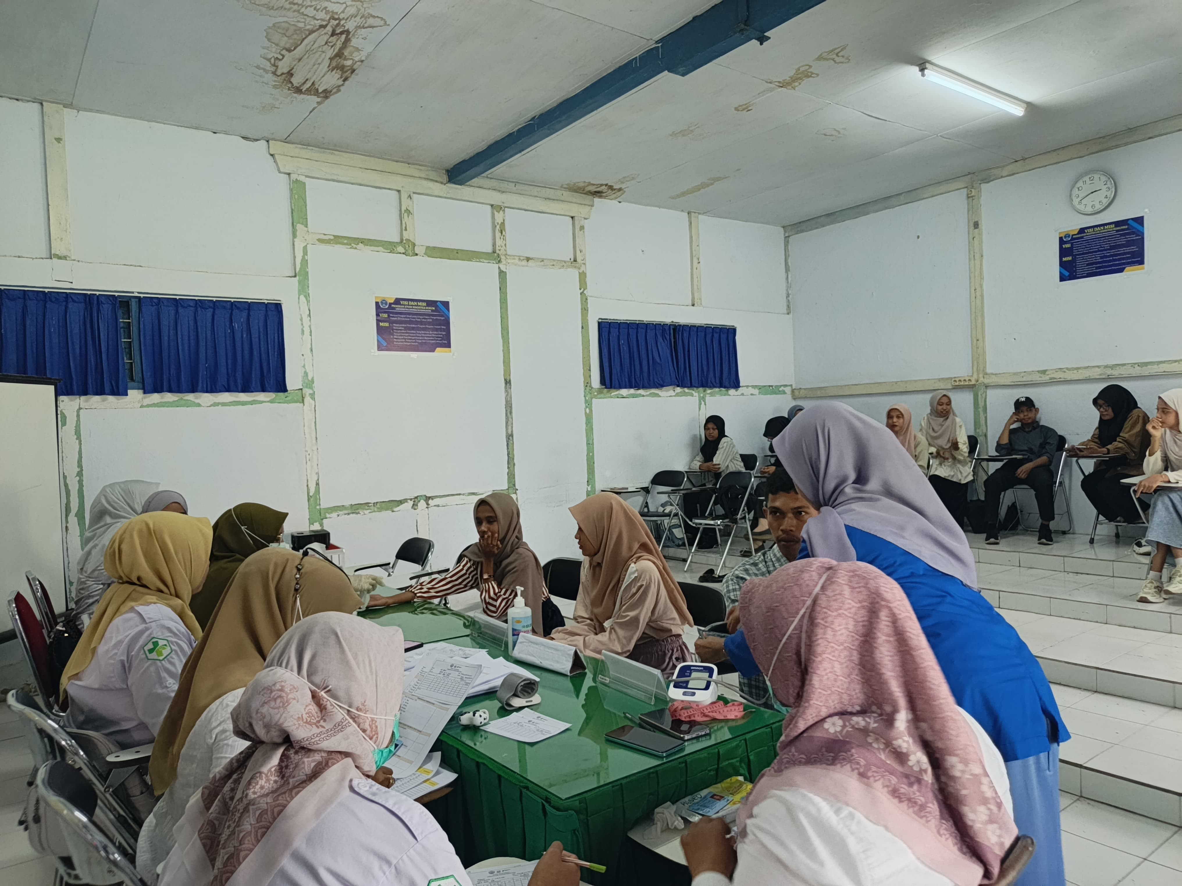 Mahasiswa FISIP Unidayan Ikuti Program Cek Kesehatan Gratis