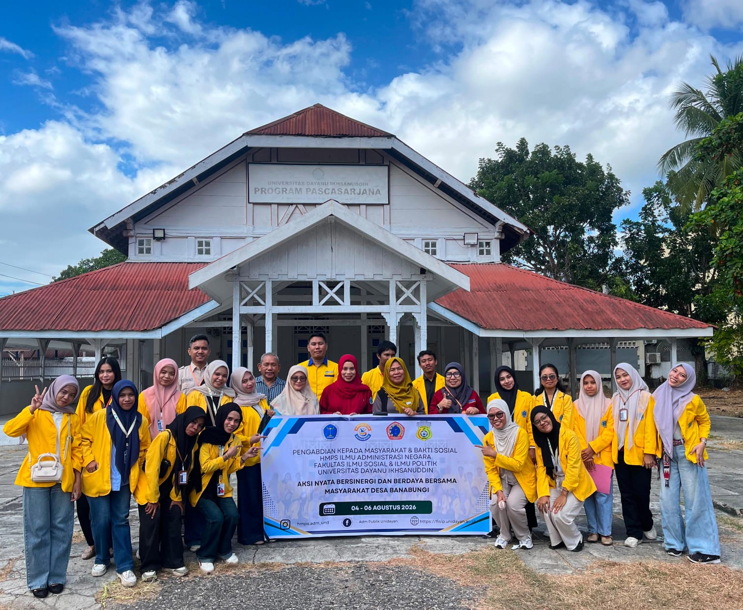 Dekan FISIP Resmi Melepas 26 Mahasiswa Untuk Mengabdi di Desa Banabungi