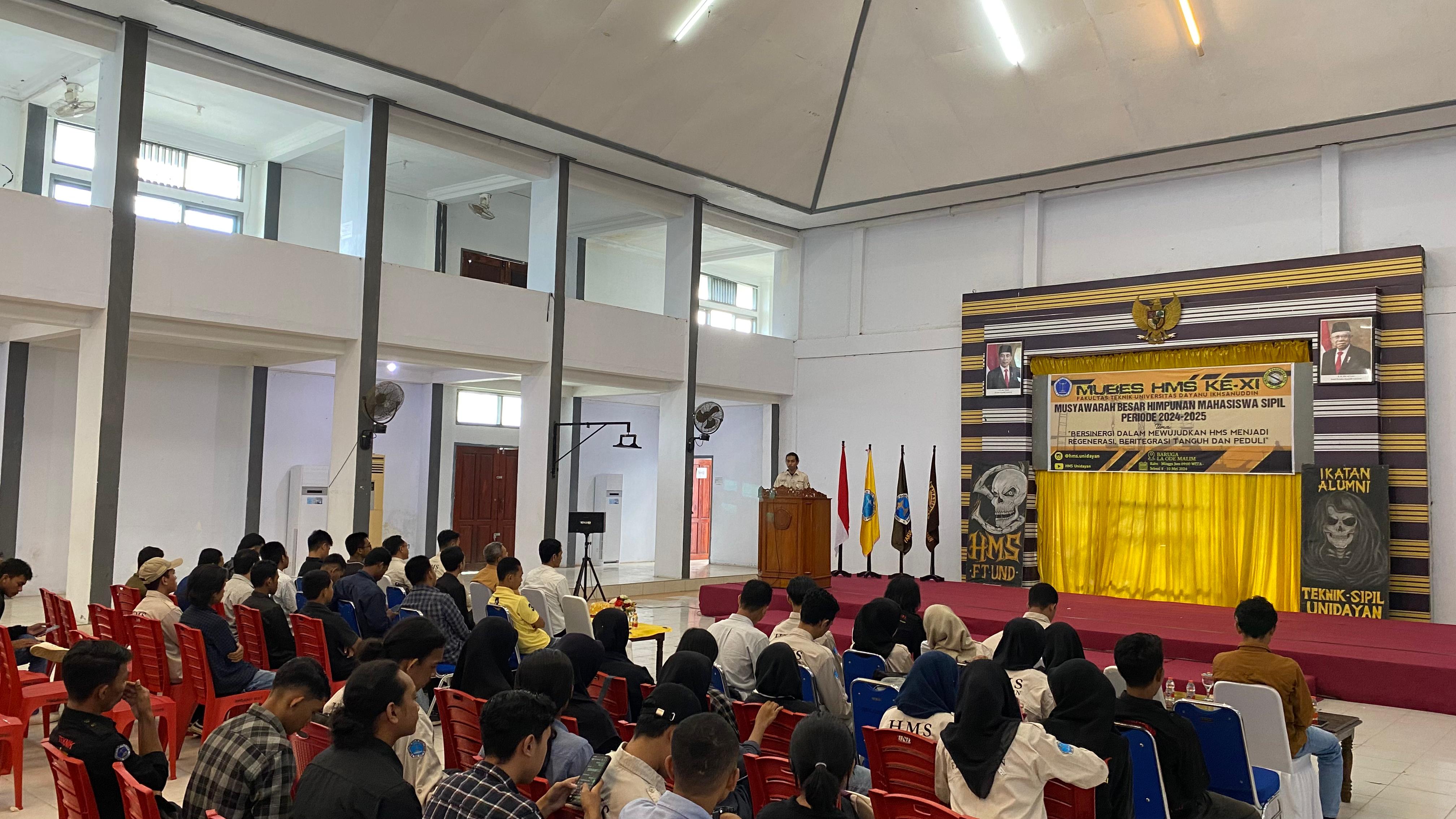 HIMPUNAN MAHASISWA SIPIL (HMS) UNIDAYAN  SUKSES MELAKSANAKAN KEGIATAN  MUSYAWARAH BESAR KE XI