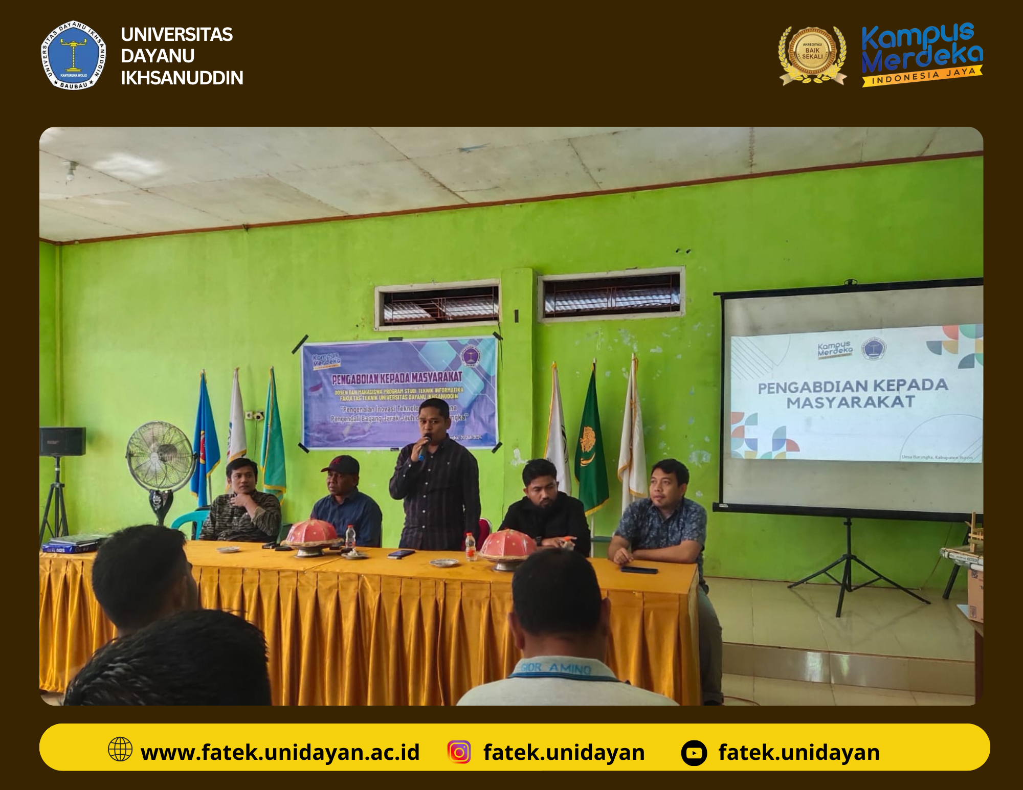 PENGABDIAN MASYARAKAT DI DESA BARANGKA: MEMPERKENALKAN TEKNOLOGI PENGENDALI BAGANG JARAK JAUH UNTUK REVOLUSI PERIKANAN DAN PENINGKATAN KESEJAHTERAAN NELAYAN