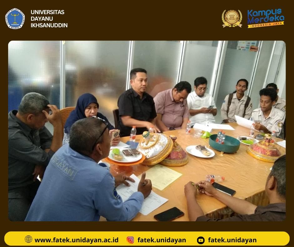 RAPAT PEMBENTUKAN PANITIA PKKMB FAKULTAS TEKNIK TAHUN AKADEMIK 2024/2025 : STRATEGI DAN KOMITMEN MENUJU SUKSES ORIENTASI MAHASISWA BARU