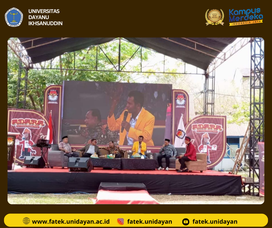 KEGIATAN SOSIALISASI KOMISI PEMILIHAN UMUM PROVINSI SULAWESI TENGGARA MELALUI PROGRAM "PANGGUNG DEMOKRASI"