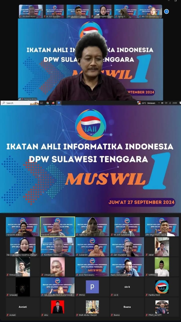ERY MUCHYAR HASIRI, S.KOM., M.T. TERPILIH SEBAGAI KETUA DPW IAII SULAWESI TENGGARA DALAM MUSYAWARAH WILAYAH PERTAMA