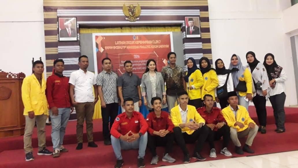 BEM Fakultas Hukum Unidayan melaksanakan kegiatan Latihan Dasar Kepemimpinan LDK yg diikuti oleh mahasiswa angkatan 2018 dan 2019