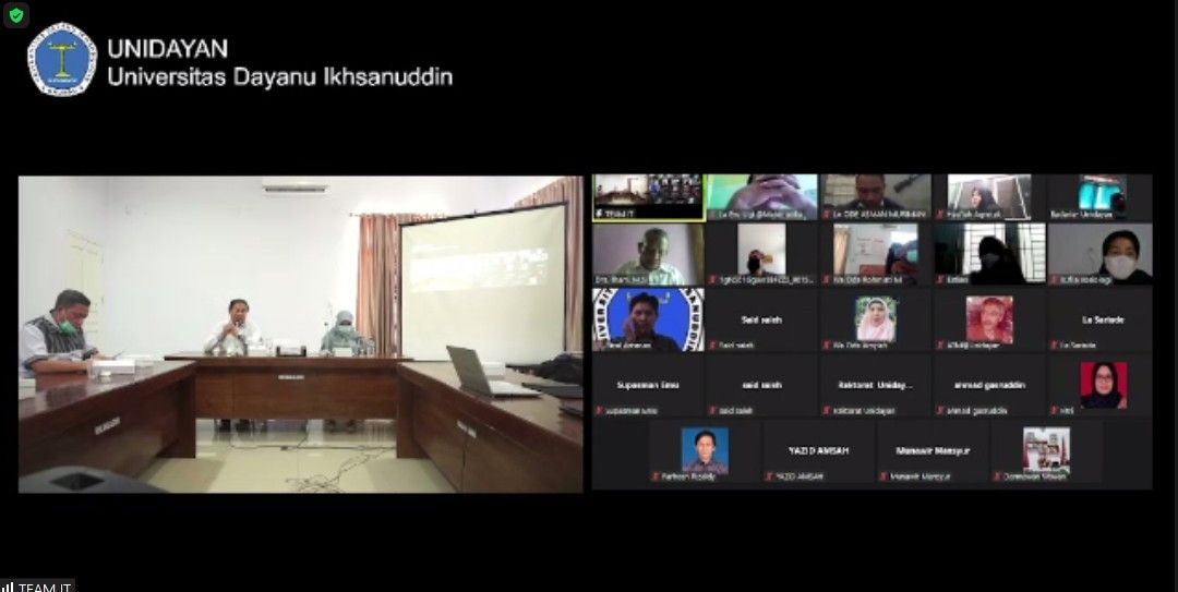 Rapat Penyelenggaraan Pembelajaran Tatap Muka Terbatas Tahun Akademik 20212022.