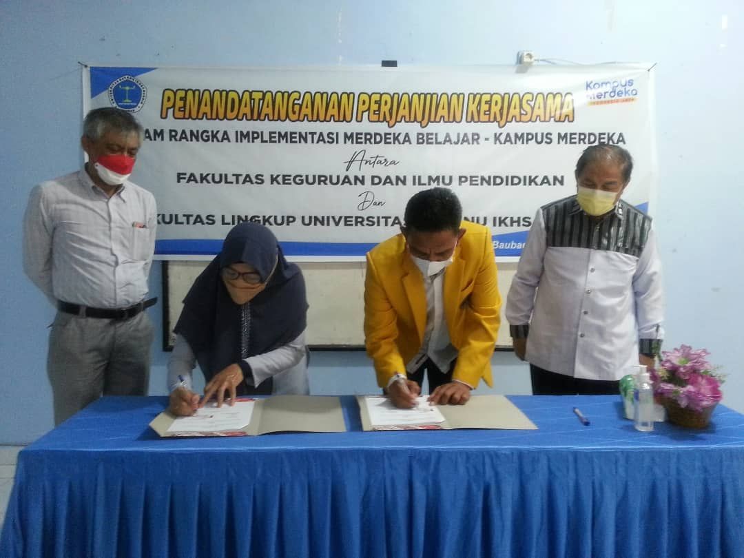 Penandatangan Perjanjian Kerjasama Antar Fakultas Lingkup Unidayan Dalam rangka pelaksanaan Kegiatan Merdeka Belajar - Kampus Merdeka MB-KM