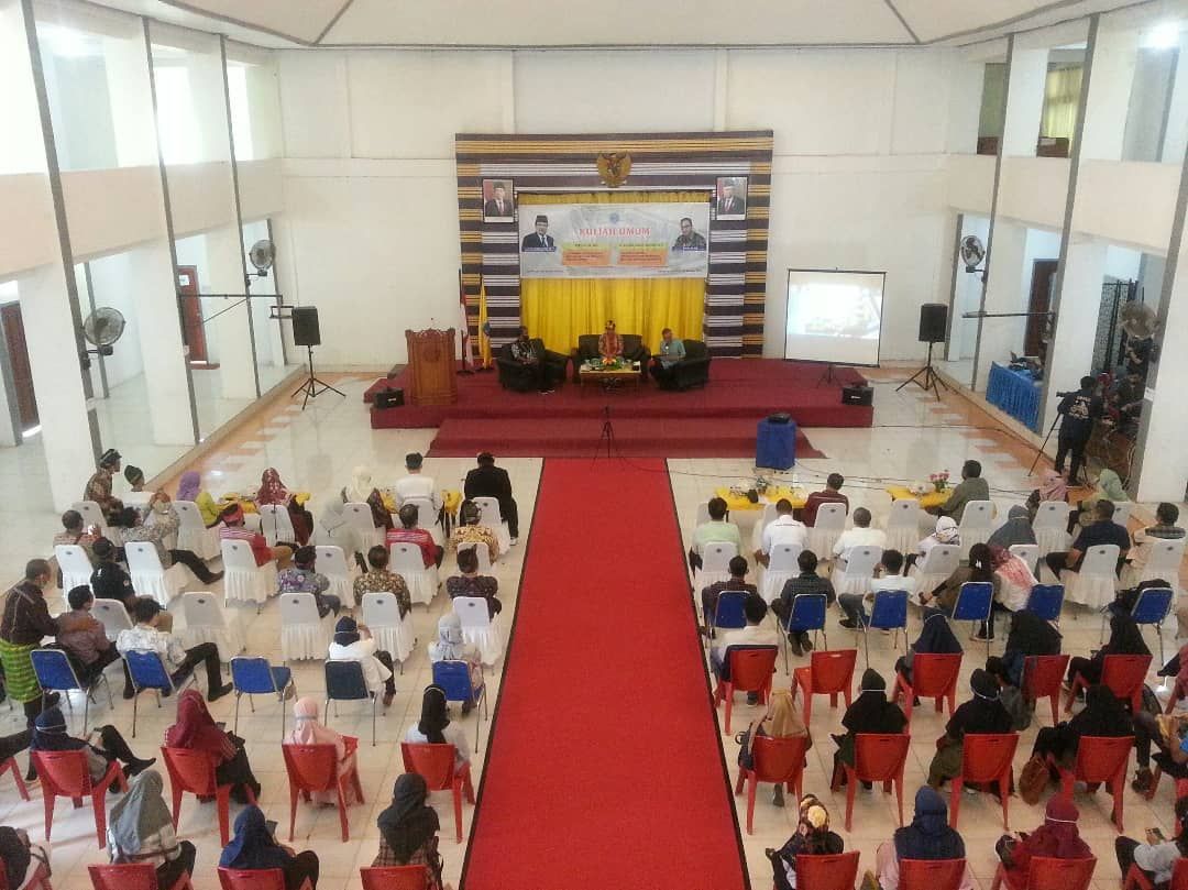 Kunjungan Bapak Viryan Aziz, S.E., M.M. Anggota KPU  Ketua Divisi Data dan Informasi Dalam rangka kegiatan Kuliah Umum di Kampus Unidayan, Aula Rektorat Unidayan, Rabu 27 Oktober 2021.