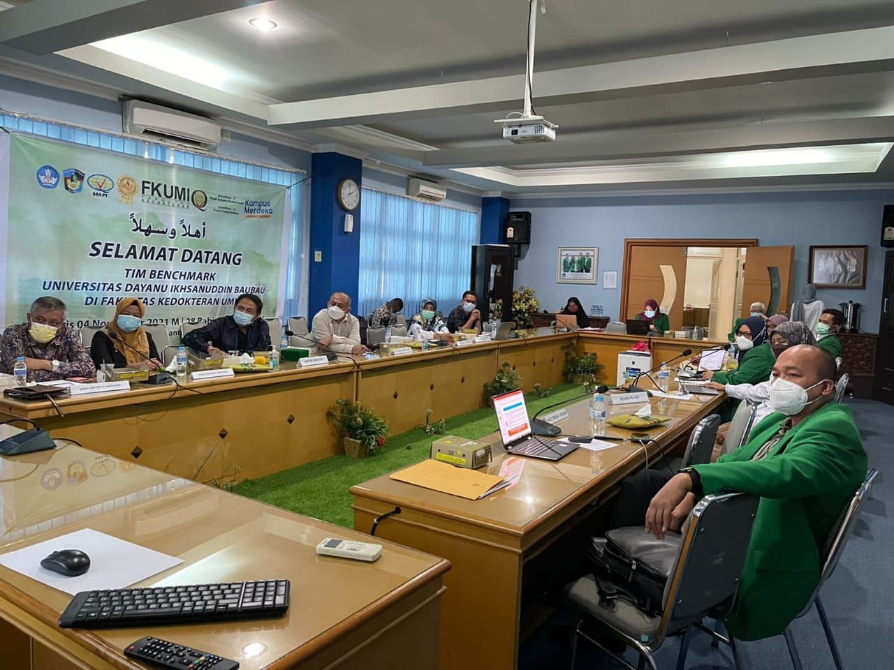 Bapak Rektor Ir. L.M. Sjamsul Qamar, M.T., IPU Berkunjung Ke Kampus UMI  Makassar