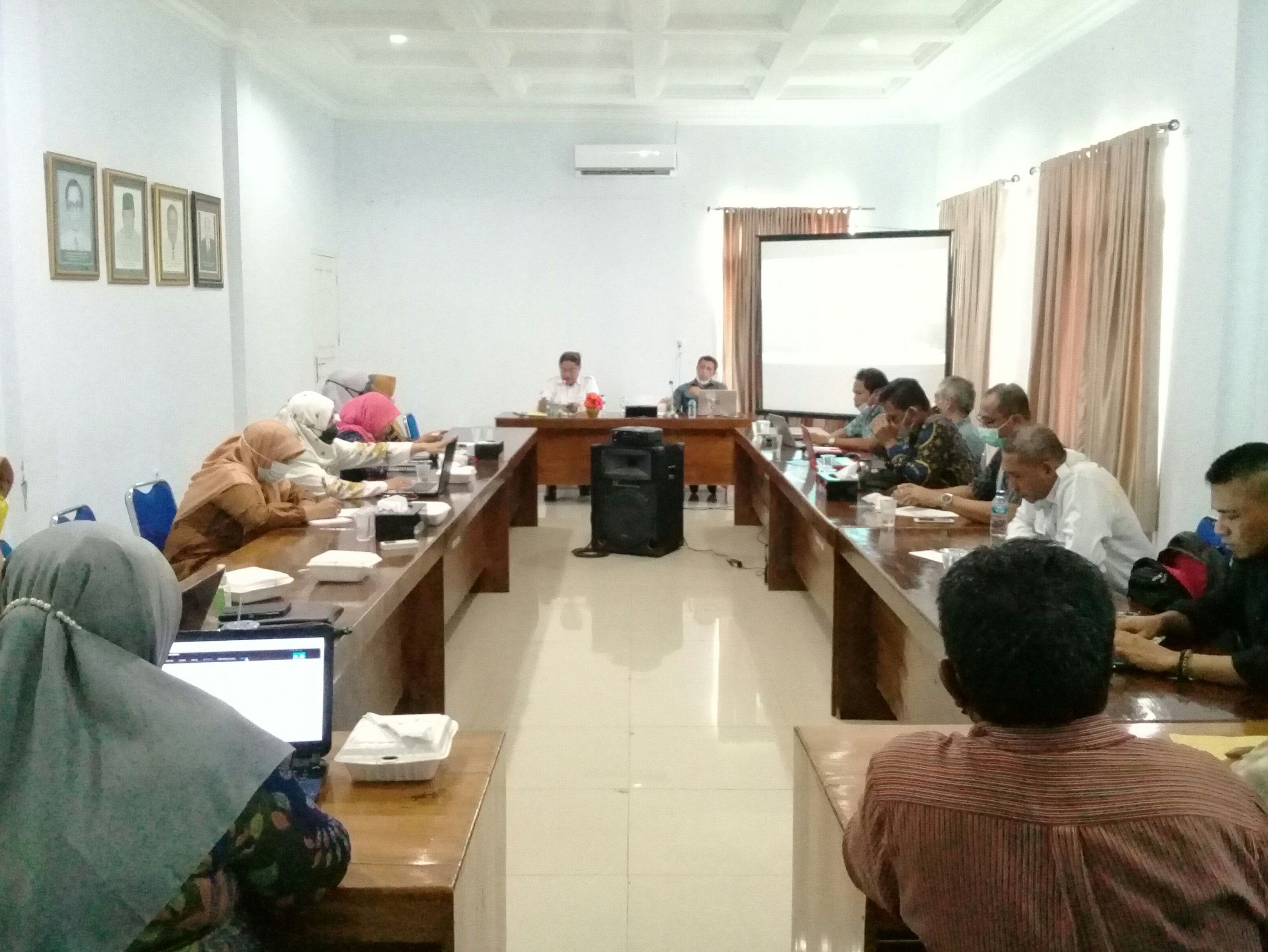Rapat Pembentukan TIM Penyusunan Laporan Evaluasi Diri Reaktreditasi Unidayan Tahun 2021