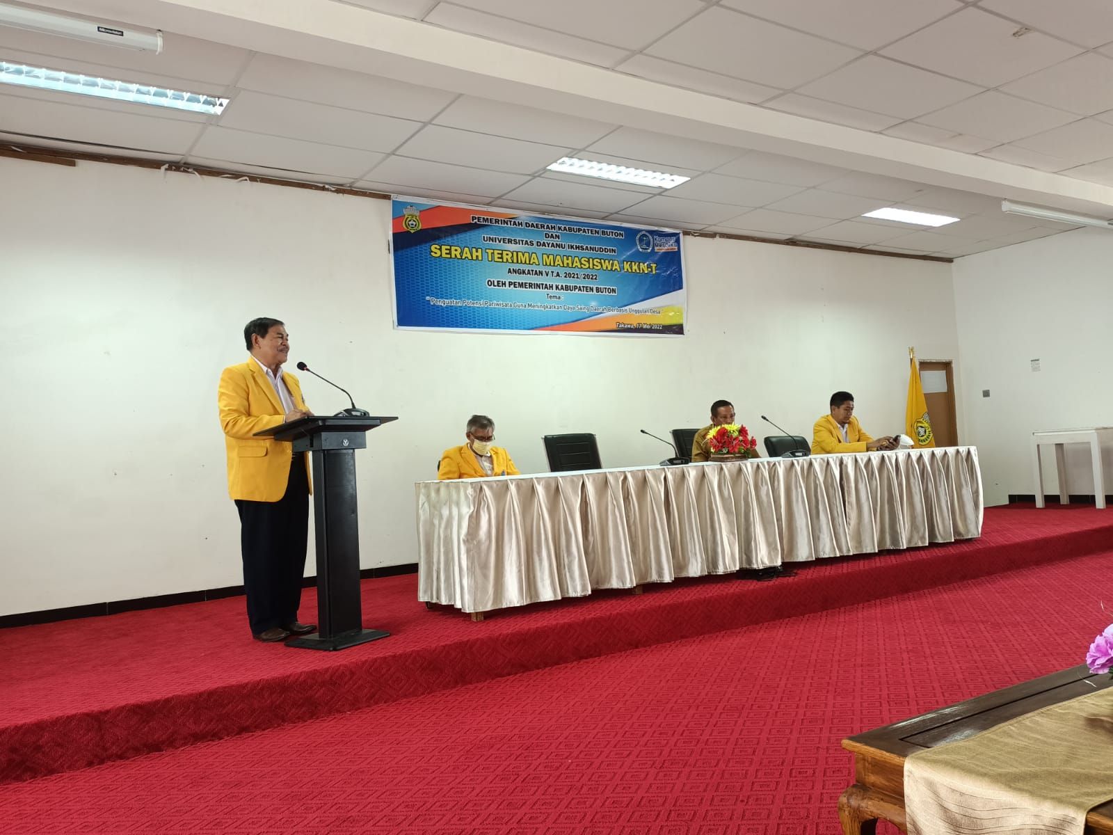 Serah Terima Mahasiswa KKN-T Angkatan V Tahun Akademik 20212022