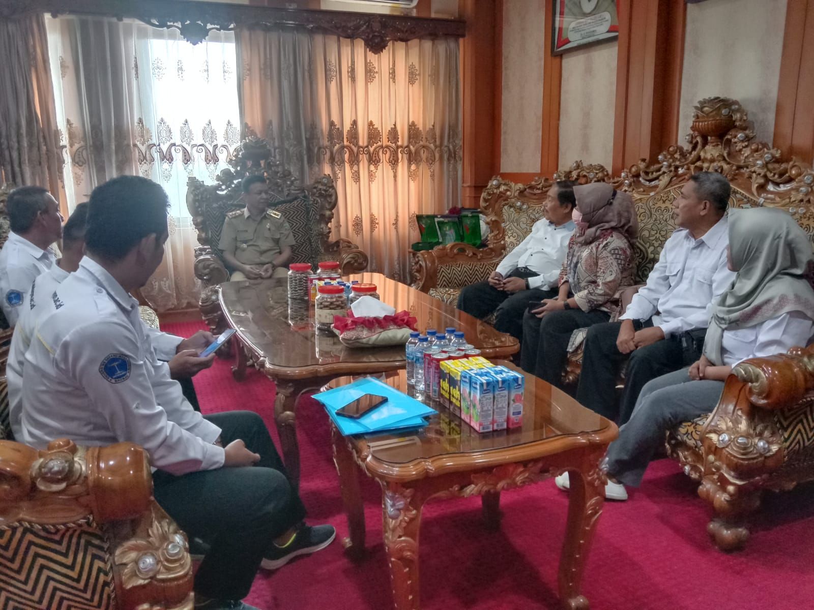 Kunjungan kerja Rektor Unidayan Ir. LM. Sjamsul Qamar, M.T., IPU., ke Konawe Utara