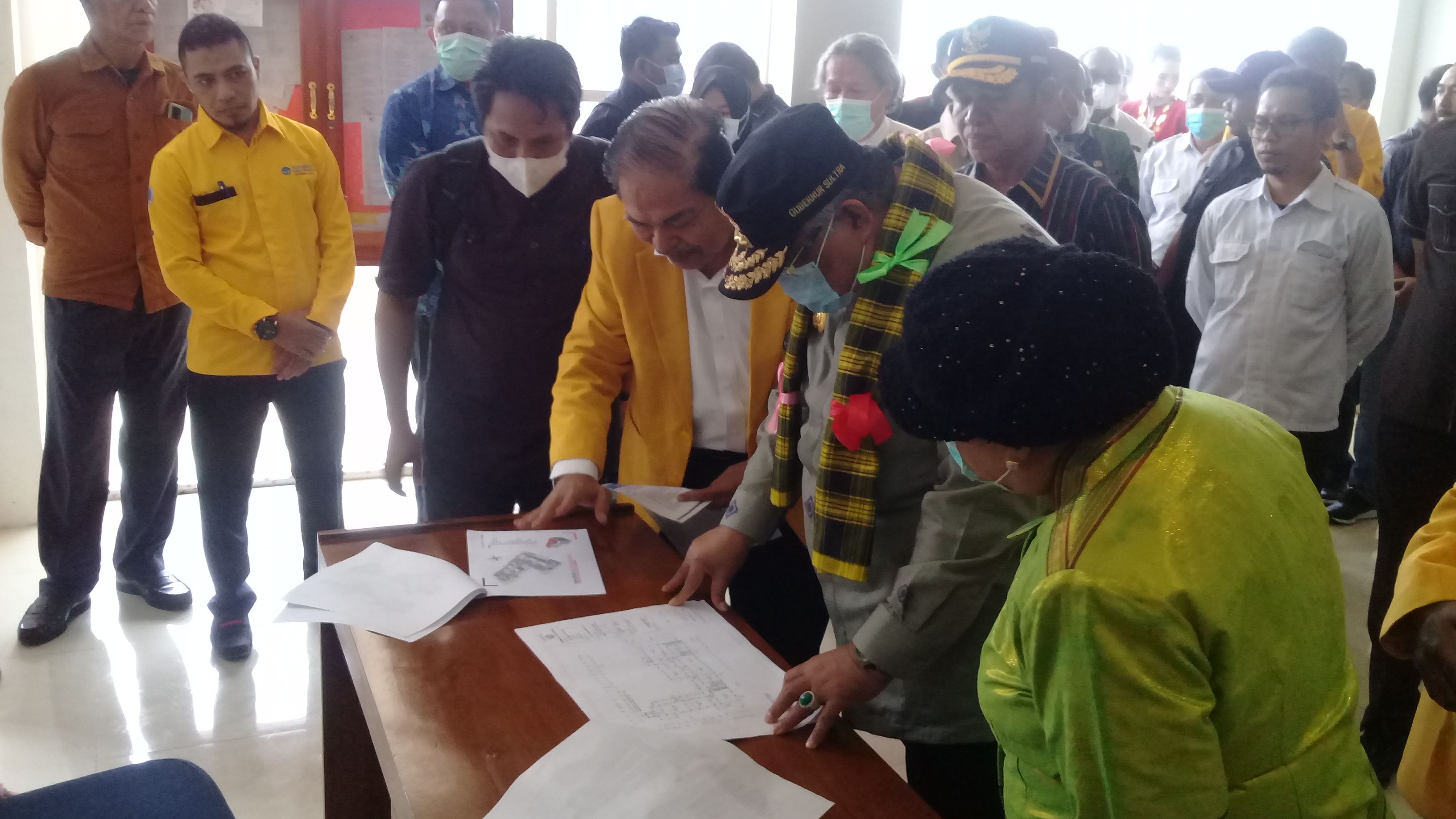 Kunjungan Kerja Gubernur Sulawesi Tenggara Bapak H.Ali Mazi, S.H. di Kampu Unidayan