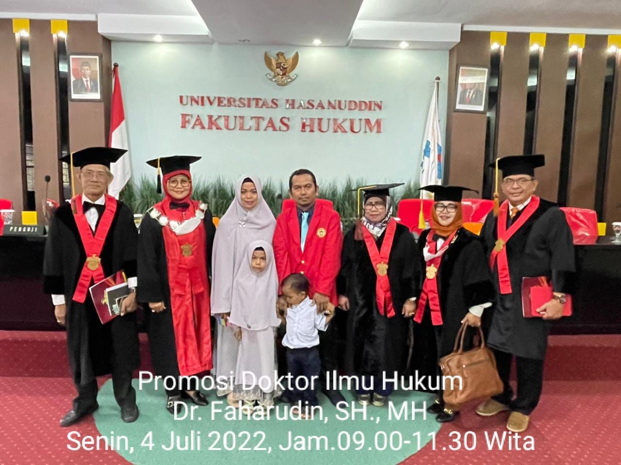 Ucapkan Selamat dan Sukses atas Promosi Doktor Bidang Ilmu Hukum dari Universitas Hasanuddin Kepada Faharuddin, S.H., M.H.