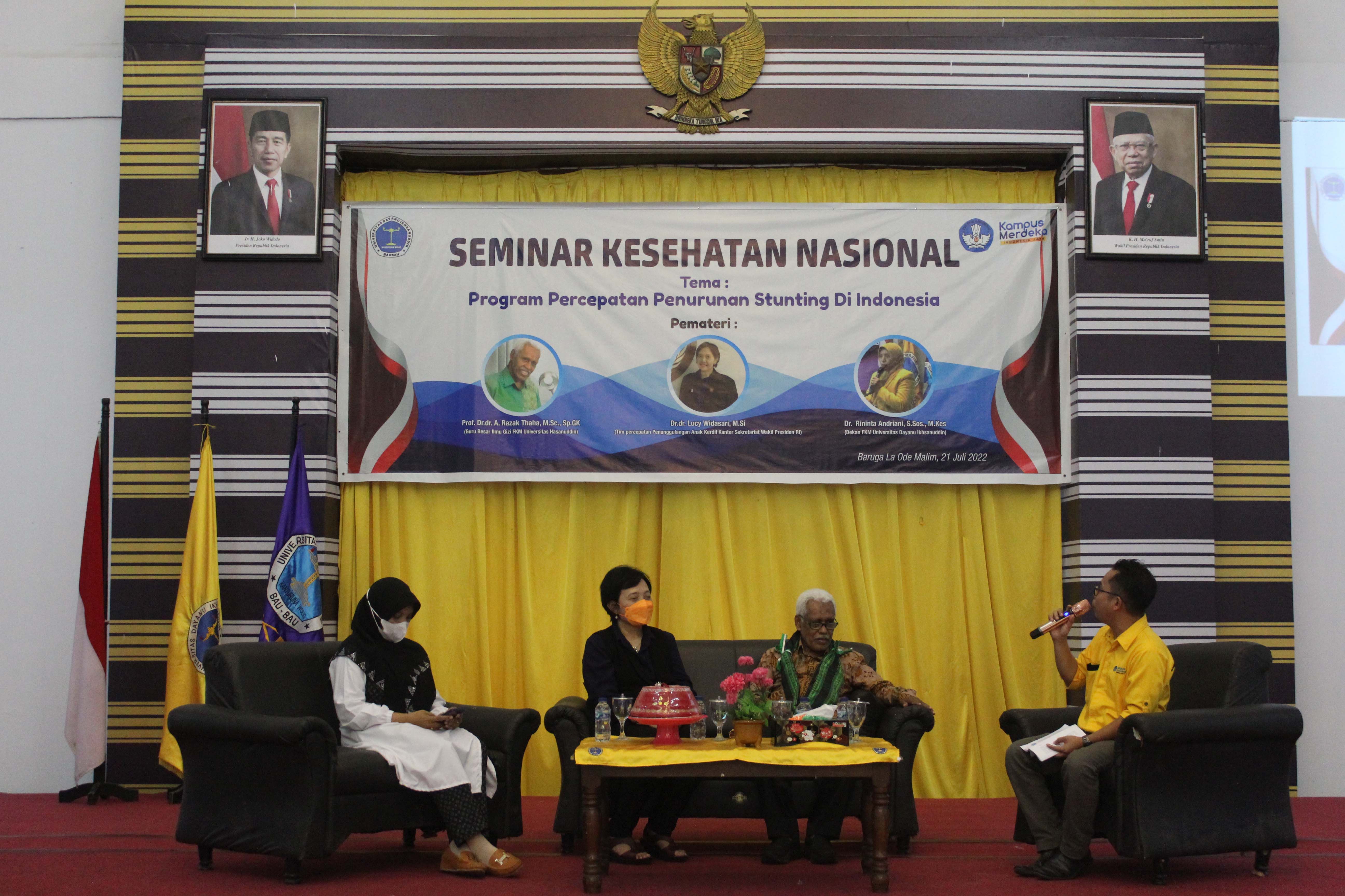 Kegiatan Seminar Kesehatan Nasional dengan Tema Program Percepatan Penurunan Stunting di Indonesia