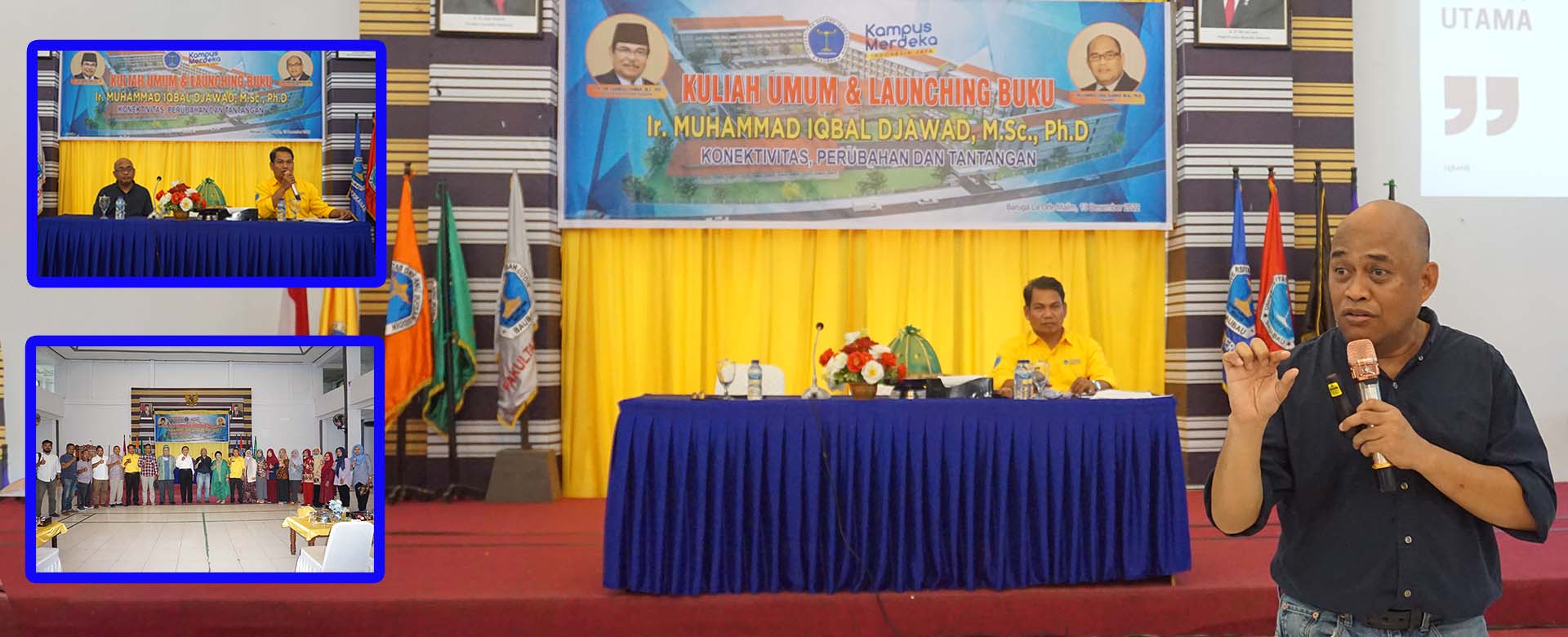 Unidayan menyelenggarakan kegiatan Kuliah Umum dengan mengusung tema “Konektivitas, Perubahan dan Tantangan“.