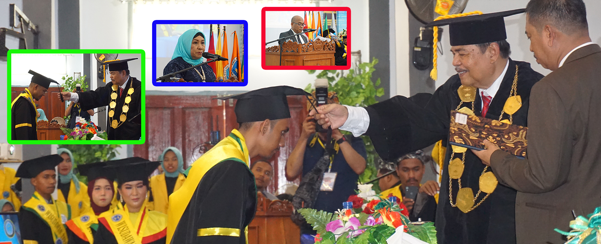 Rektor UNIDAYAN Mewisuda 583 Lulusan Pascasarjana (S2) dan Sarjana (S1).