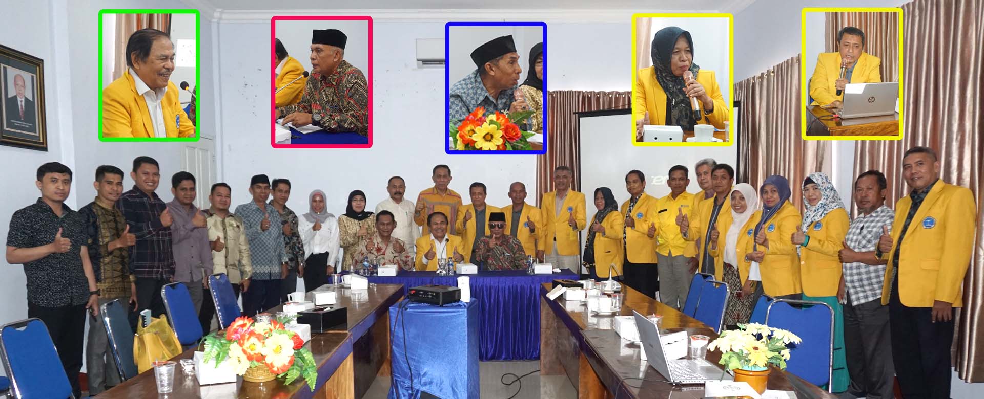 Universitas Dayanu Ikhsanuddin menerima Kunjungan Sekolah Tinggi Agama Islam (STAI) Baubau di Ruang Rapat Rektorat, Hari Kamis, 26 Januari 2023.