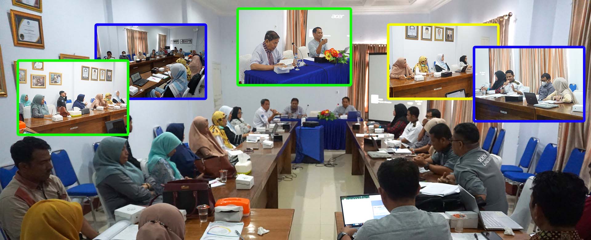 Rapat evaluasi kecukupan pengajuan akreditasi oleh Lembaga Pengembangan Pembelajaran dan Penjaminan Mutu dan Layanan Karir (LP3MLK)