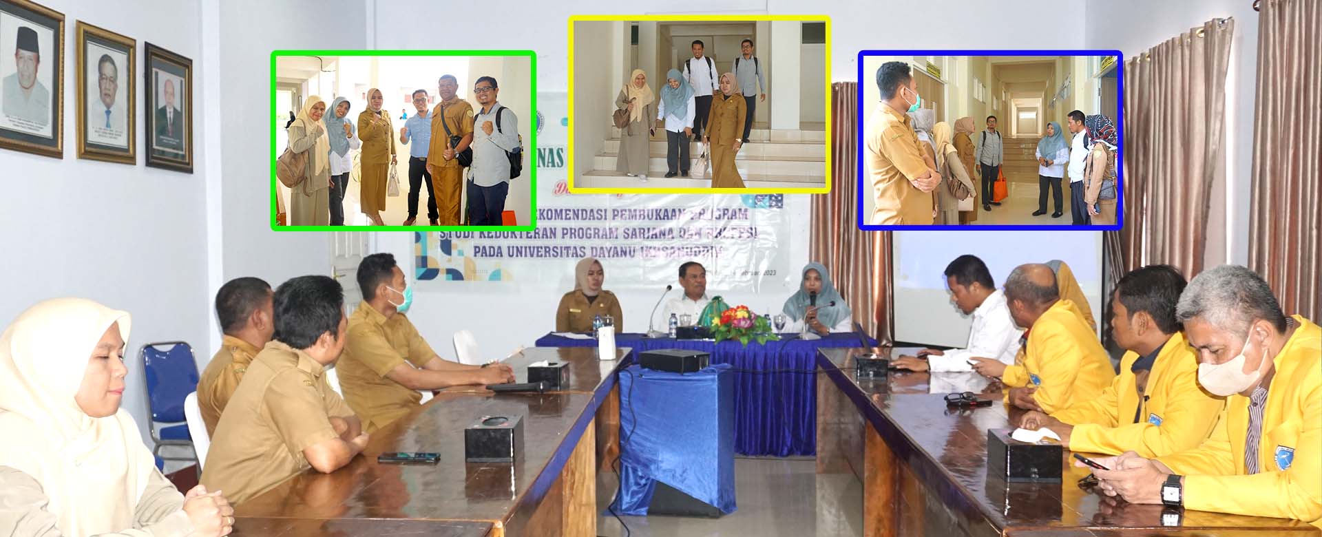Kunjungan Dinas Kesehatan Kota Baubau dalam Rangka Pemberian Rekomendasi Pembukaan Program Studi Kedokteran Program Sarjana dan Profesi, Selasa 14 Februari 2023.