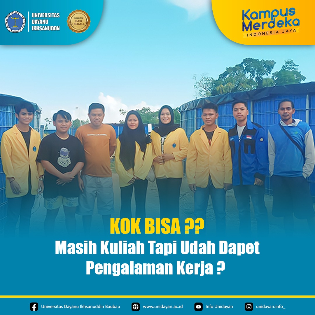 MAHASISWA BUDIDAYA PERAIRAN UNIVERSITAS DAYANU IKHSANUDDIN MENGIKUTI PROGRAM MAGANG MBKM DI PT. TANJUNG HARAPAN MAWASANGKA