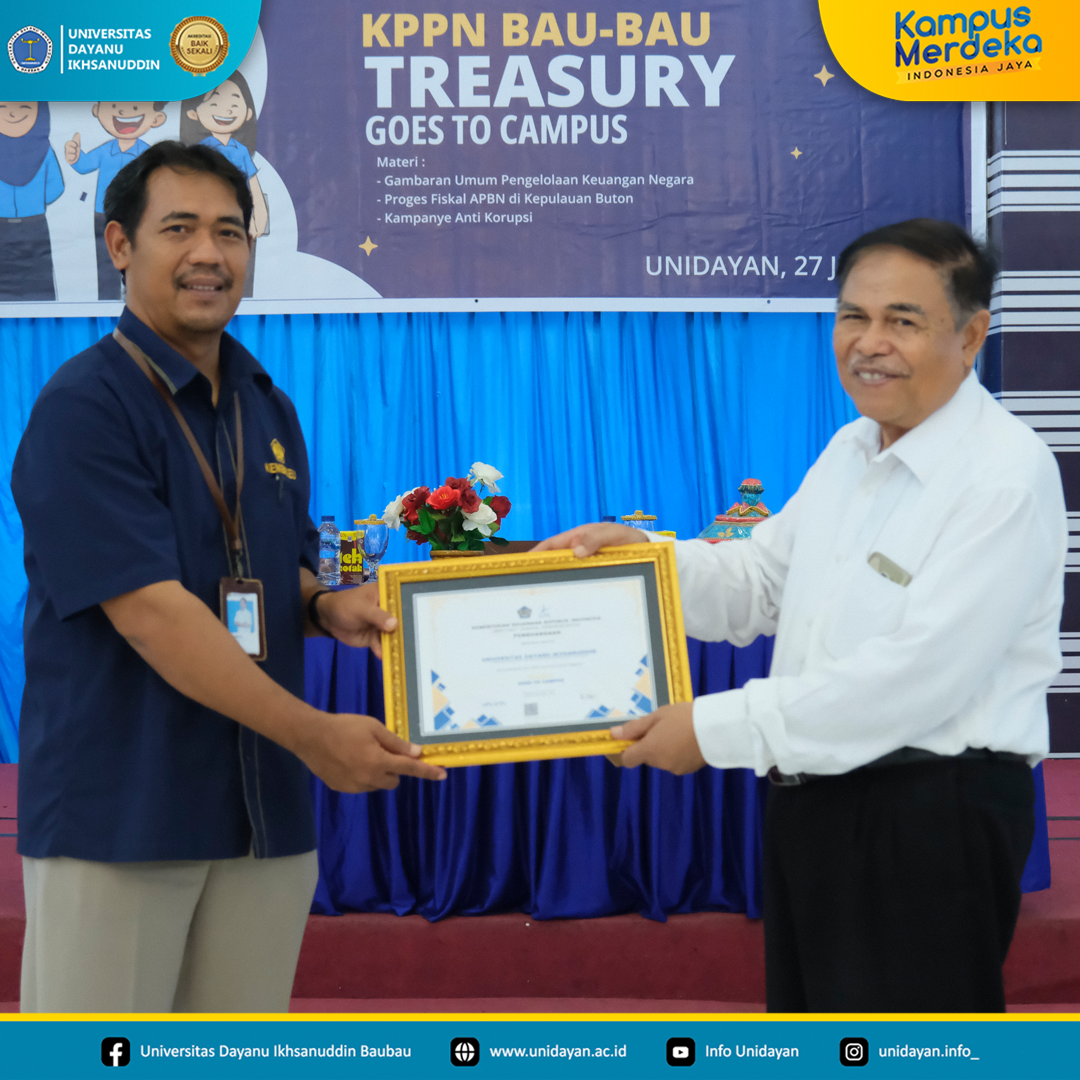 KPPN Baubau Menggelar Sosialisasi "Treasury Goes to Campus" untuk Meningkatkan Pemahaman Mahasiswa tentang Pengelolaan Keuangan Negara