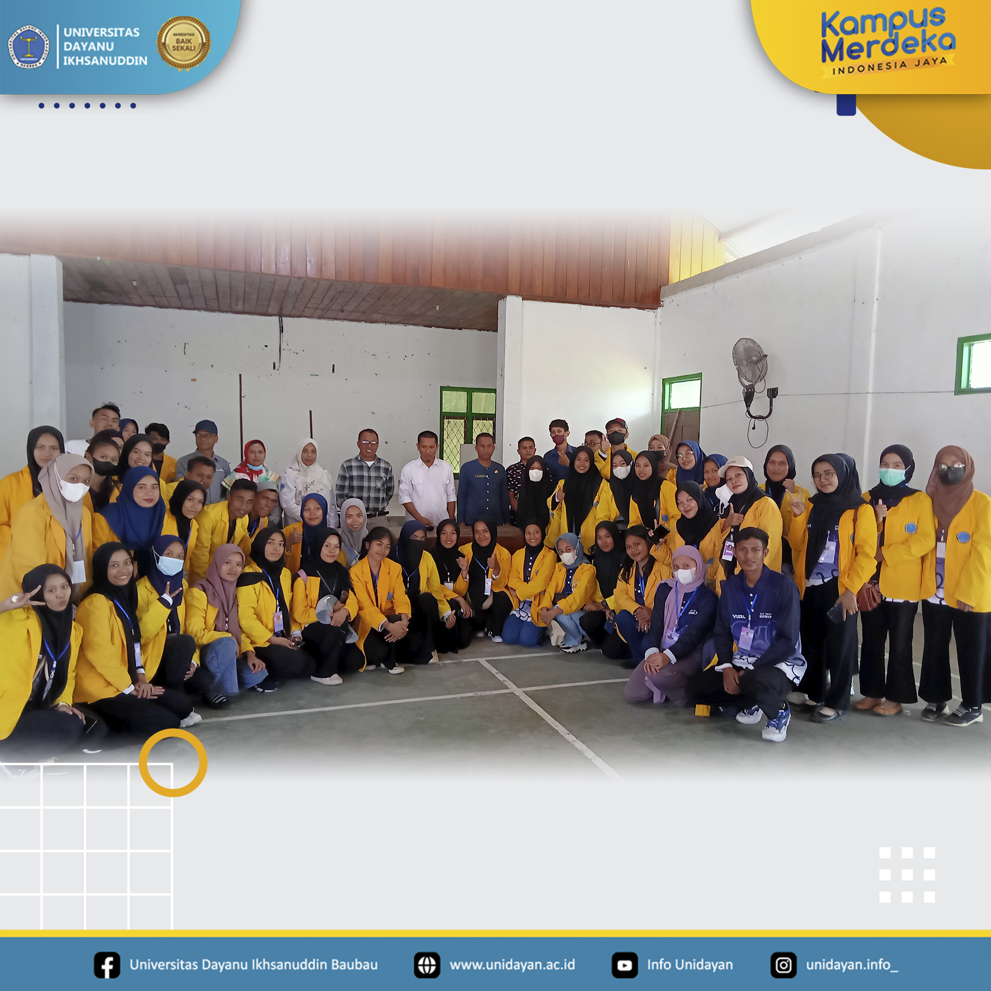 Dekan FKM, Dr. Rininta Andriani, Melepas Keberangkatan Peserta PBL 1 ke 4 Lokasi di Sampolawa!