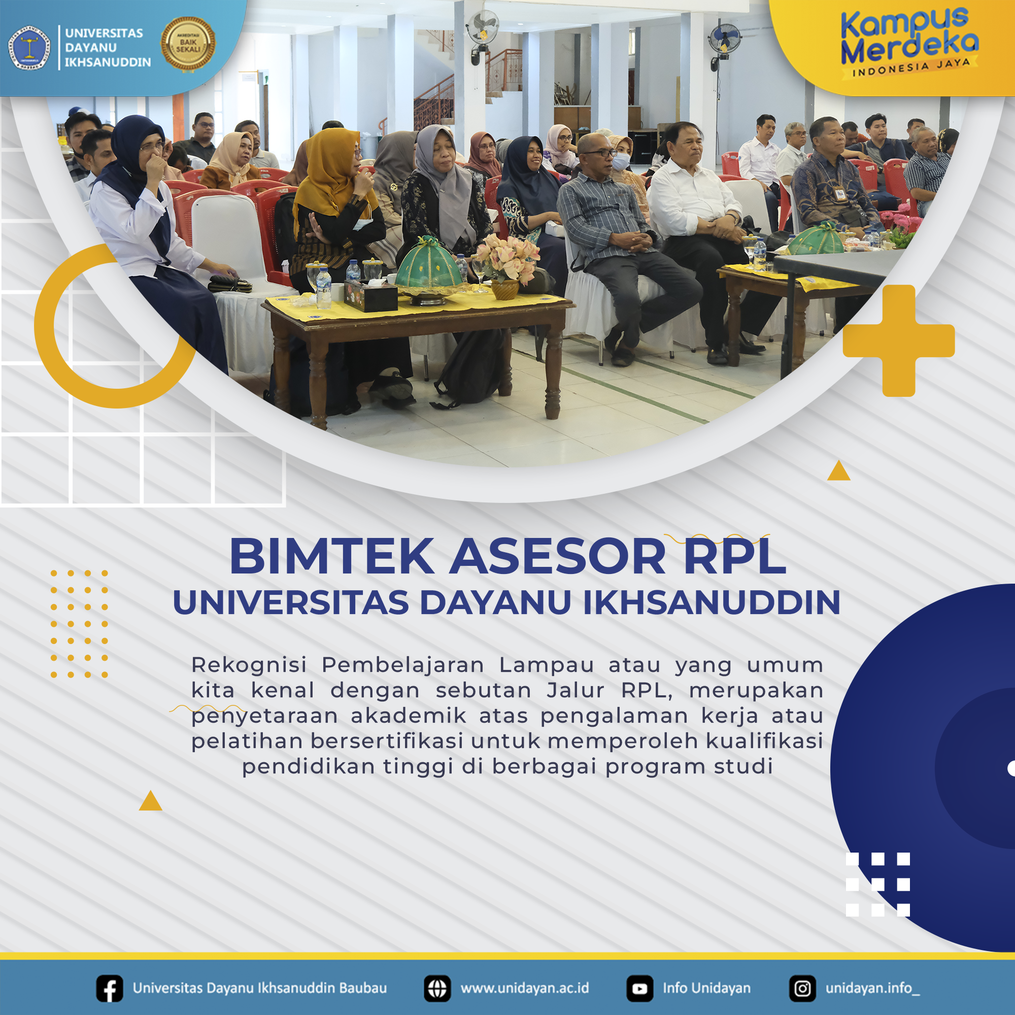 Bimbingan Teknis Program Rekognisi Pembelajaran Lampau (RPL) BATCH 2
