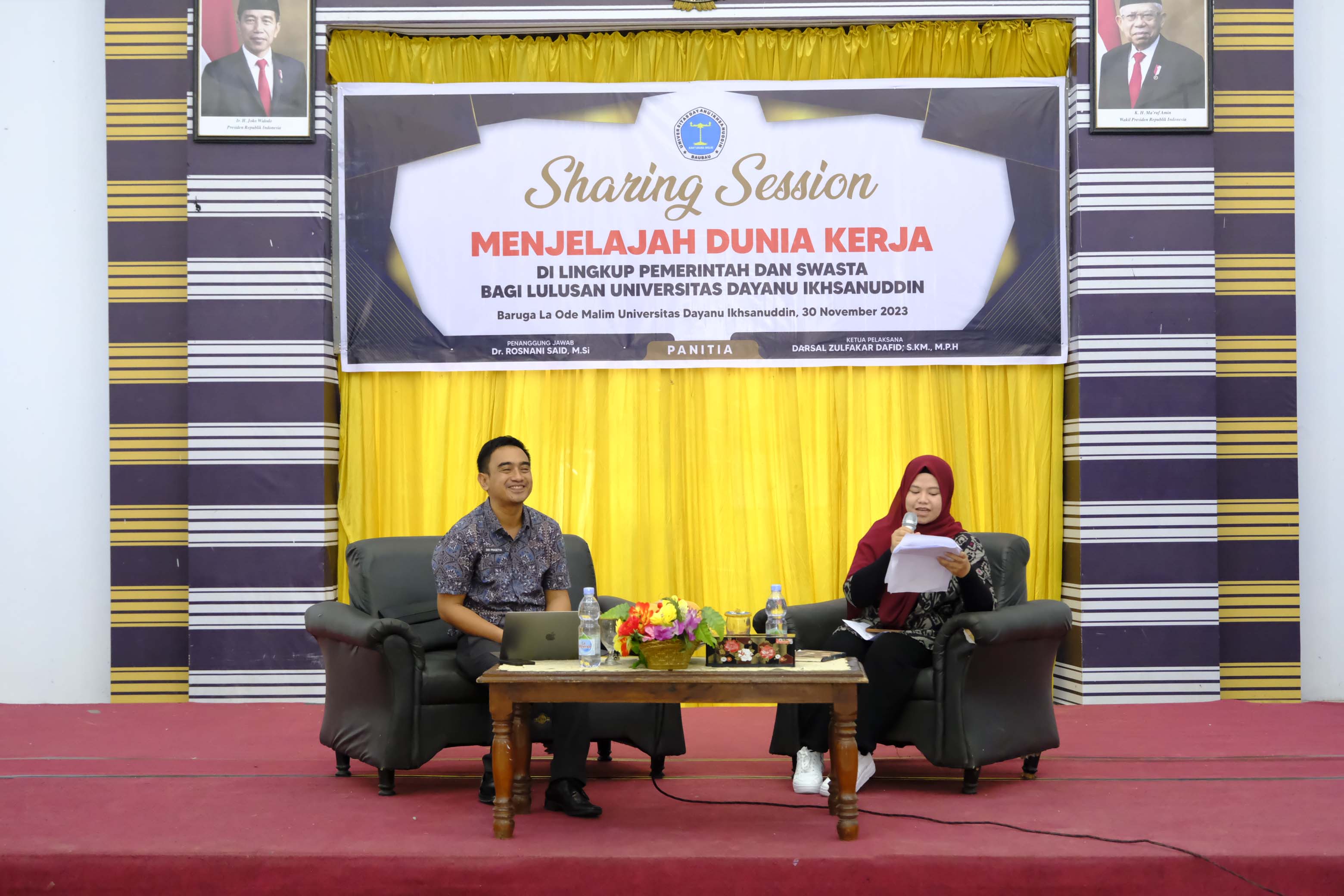 Sharing Session "Menjelajah Dunia Kerja" Menghadirkan CEO Kururio Indonesia dan CSO Indosat Ooredoo Hutchison Brand 3 ID