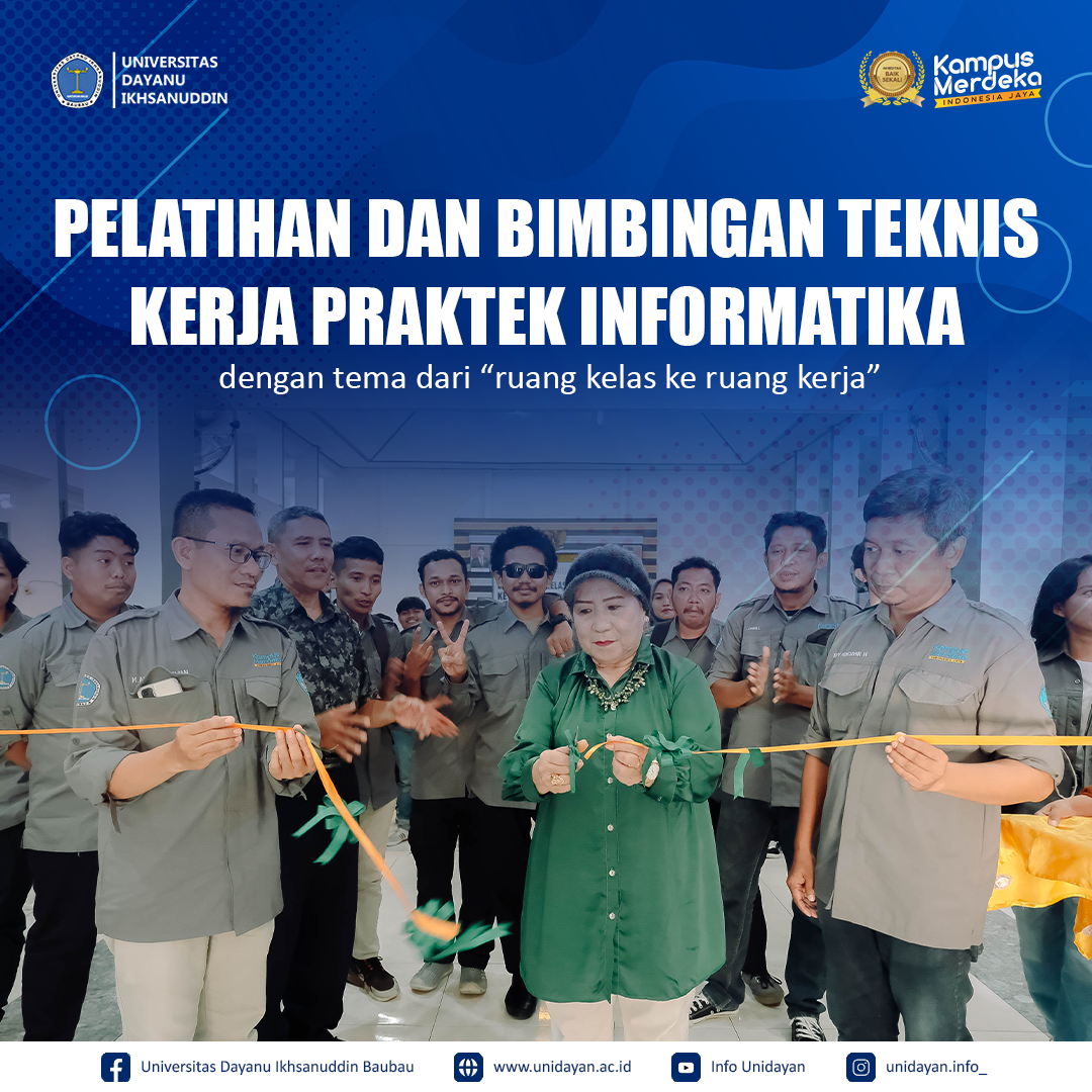 Sukses!!! Kegiatan Pembekalan KP "Dari Ruang Kelas ke Ruang Kerja" bagi Mahasiswa Prodi Teknik Informatika