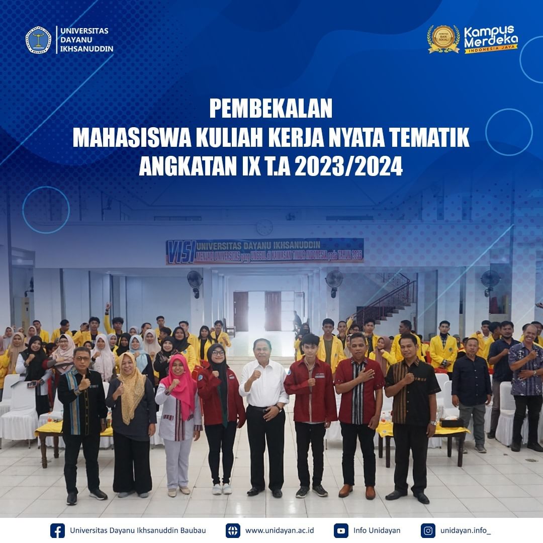 Mahasiswa UNIDAYAN Siap Terjun ke Masyarakat dalam Pembekalan KKN-T