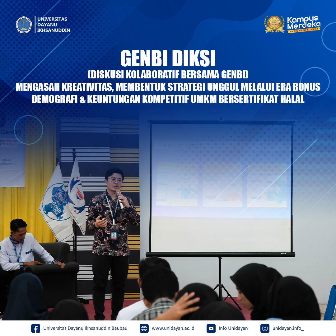 GENBI DIKSI: Mengasah Kreativitas dan Strategi Unggul di Era Bonus Demografi dan UMKM Halal