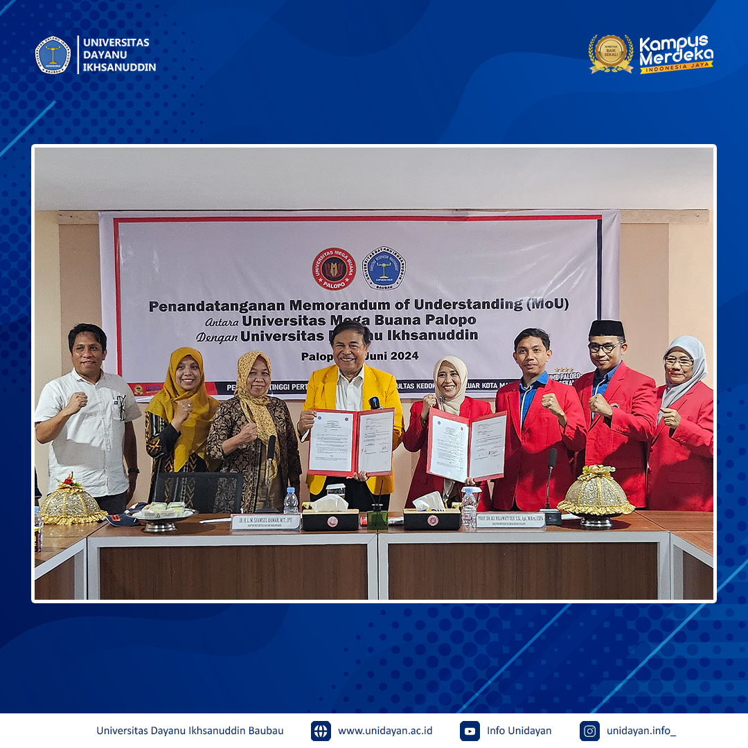 Unidayan Percepat Pembukaan Fakultas Kedokteran melalui MoU dengan Universitas Mega Buana Palopo.