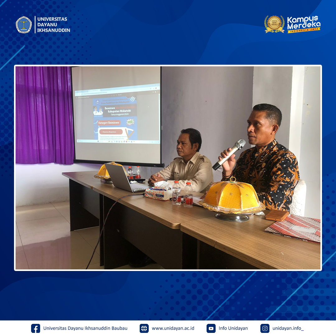 Pemda Wakatobi Lakukan Monitoring dan Evaluasi Mahasiswa Penerima Beasiswa Merdeka Belajar di Universitas Dayanu Ikhsanuddin