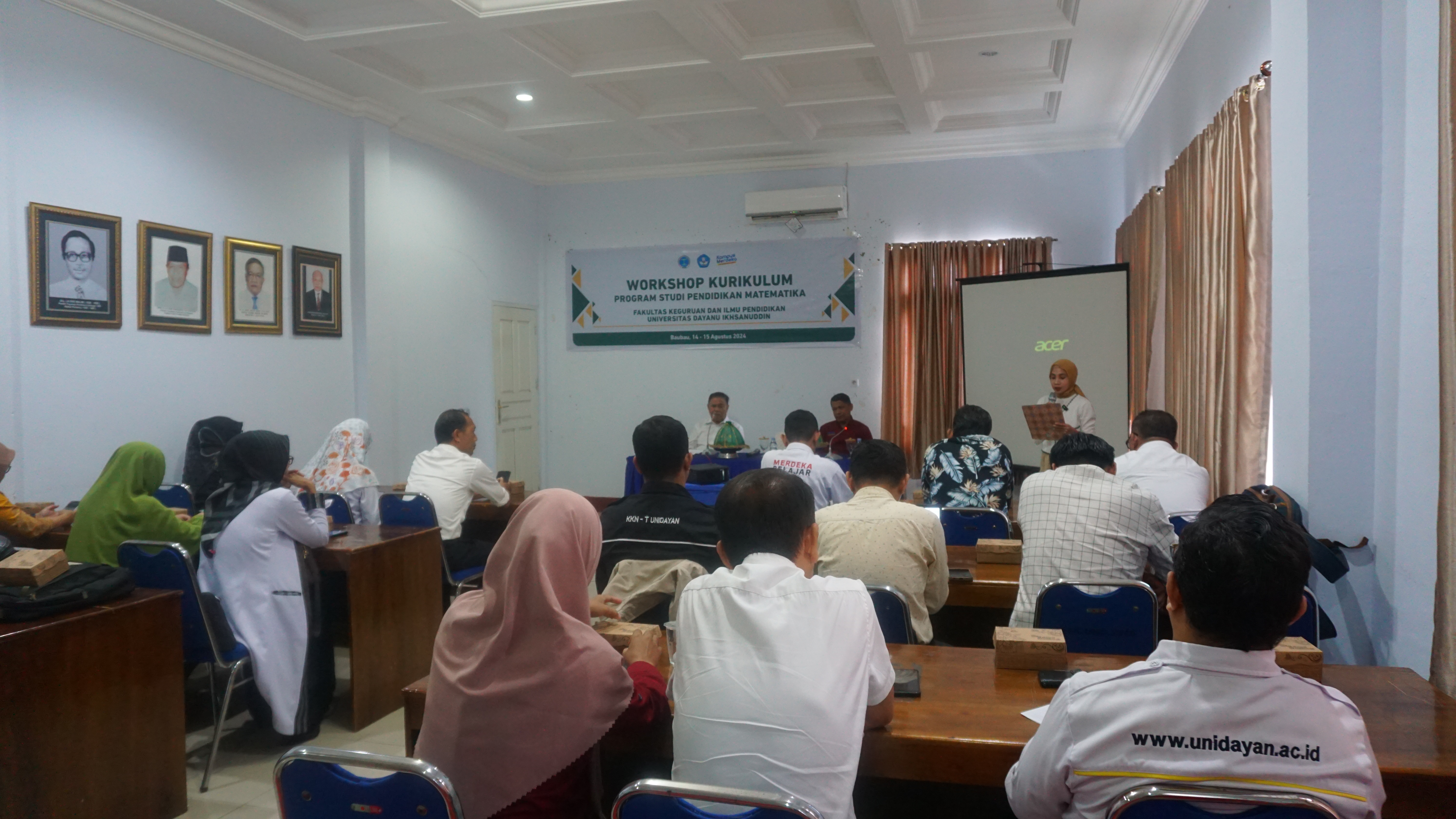 WORKSHOP KURIKULUM PROGRAM STUDI PENDIDIKAN MATEMATIKA FKIP UNIDAYAN: UPAYA PENGUATAN RELEVANSI DAN KUALITAS PENDIDIKAN