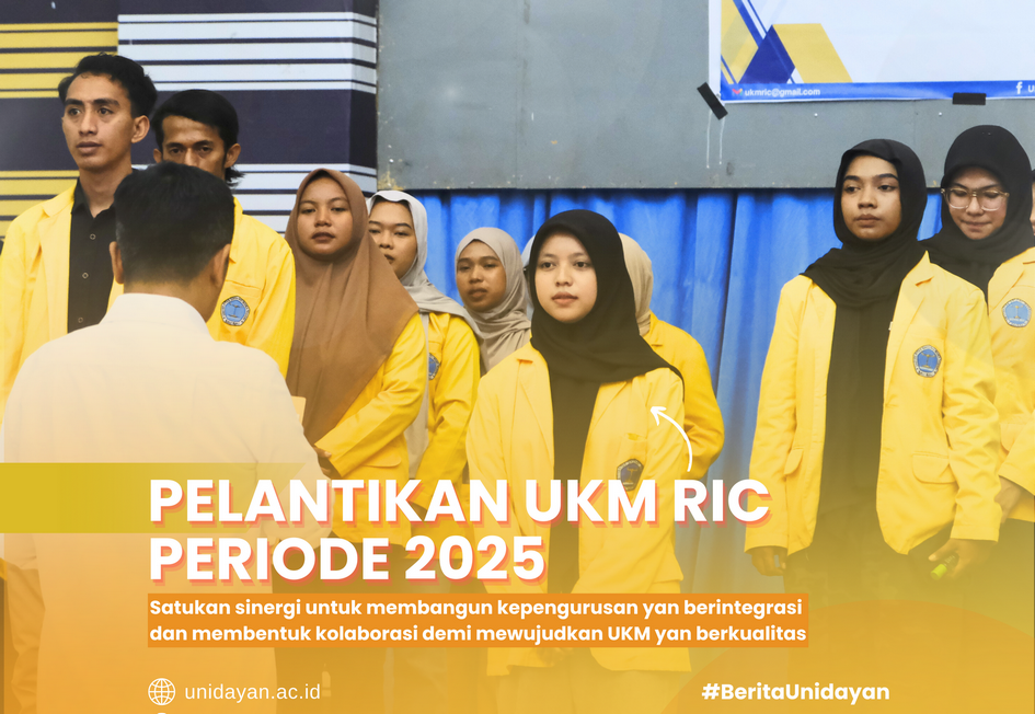 PELANTIKAN PENGURUS UKM ROBOTICS INFOTECH COMMUNITY UNIDAYAN PERIODE 2025/2026