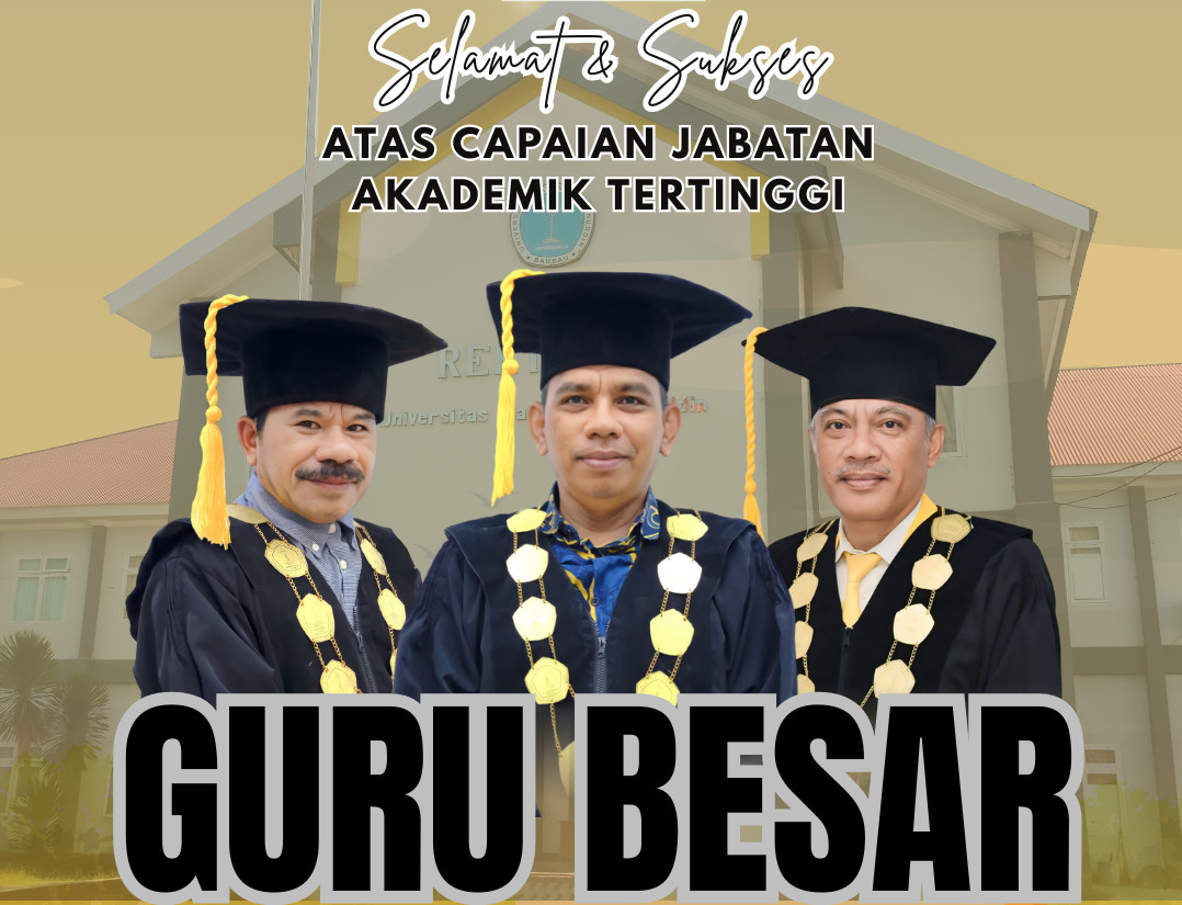 UNIDAYAN TINGKATKAN KUALITAS AKADEMIK DENGAN PENAMBAHAN TIGA GURU BESAR