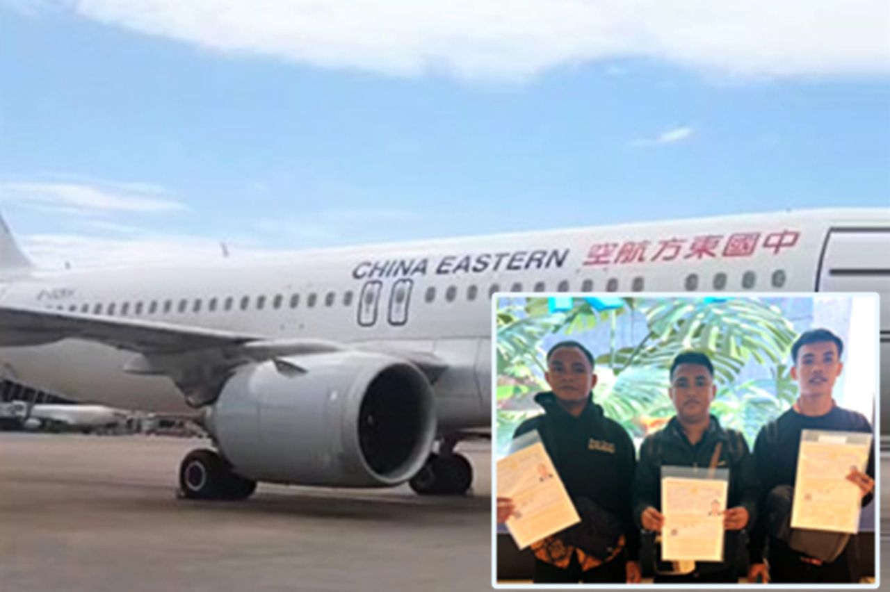 3 MAHASISWA TEKNIK MESIN UNIDAYAN PESERTA MAGANG MBKM KE JEPANG TRANSIT DI BANDARA CHINA