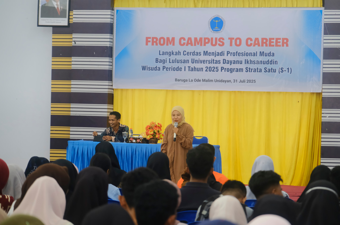 TRANSISI MENUJU DUNIA KERJA, LP3MLK UNIDAYAN HADIRKAN SHARING SESSION INSPIRATIF