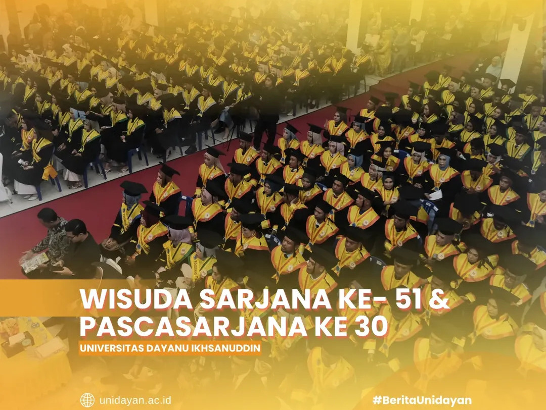 UNIDAYAN BAUBAU CETAK 445 LULUSAN BERKOMPETEN DARI BERBAGAI PROGRAM STUDI, DIHARAPKAN BERKONTRIBUSI BAGI PEMBANGUNAN DAERAH
