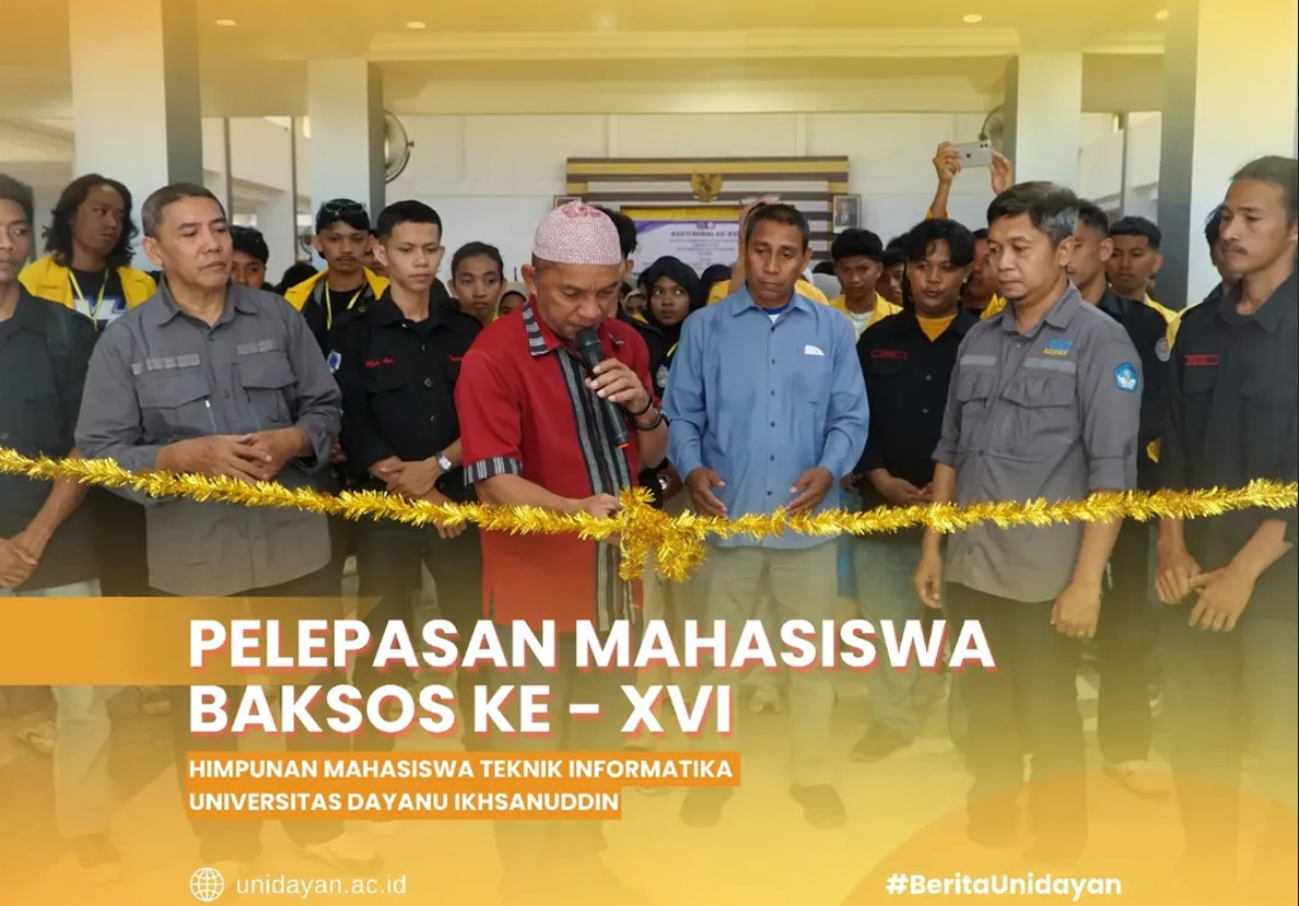 RESMI DILEPAS, MAHASISWA TEKNIK INFORMATIKA UNIDAYAN SIAP JALANKAN BAKTI SOSIAL