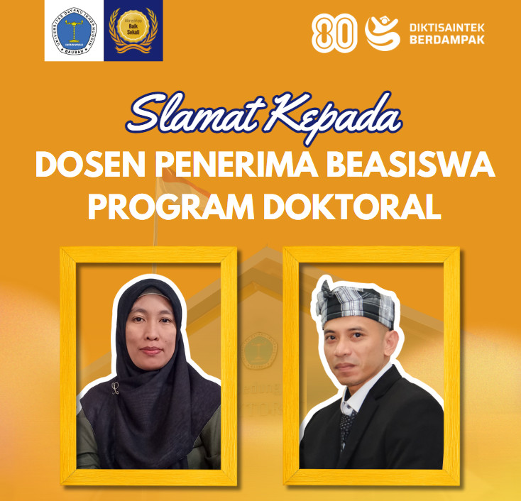 DUA DOSEN UNIDAYAN LOLOS BPI DAN PDDI UNTUK PROGRAM DOKTOR DI PTN MAKASSAR