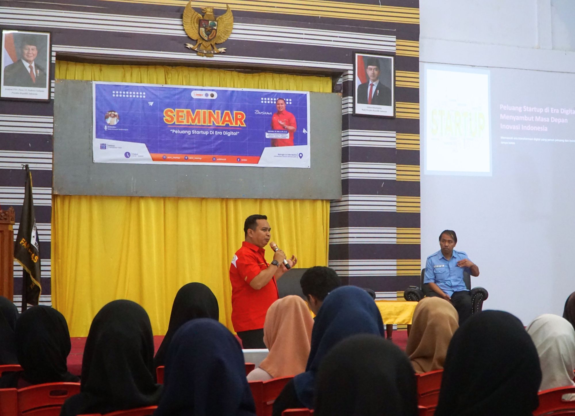 SEMINAR STARTUP: PELUANG STARTUP DI ERA DIGITAL, DORONG SEMANGAT INOVASI MAHASISWA TEKNIK INFORMATIKA