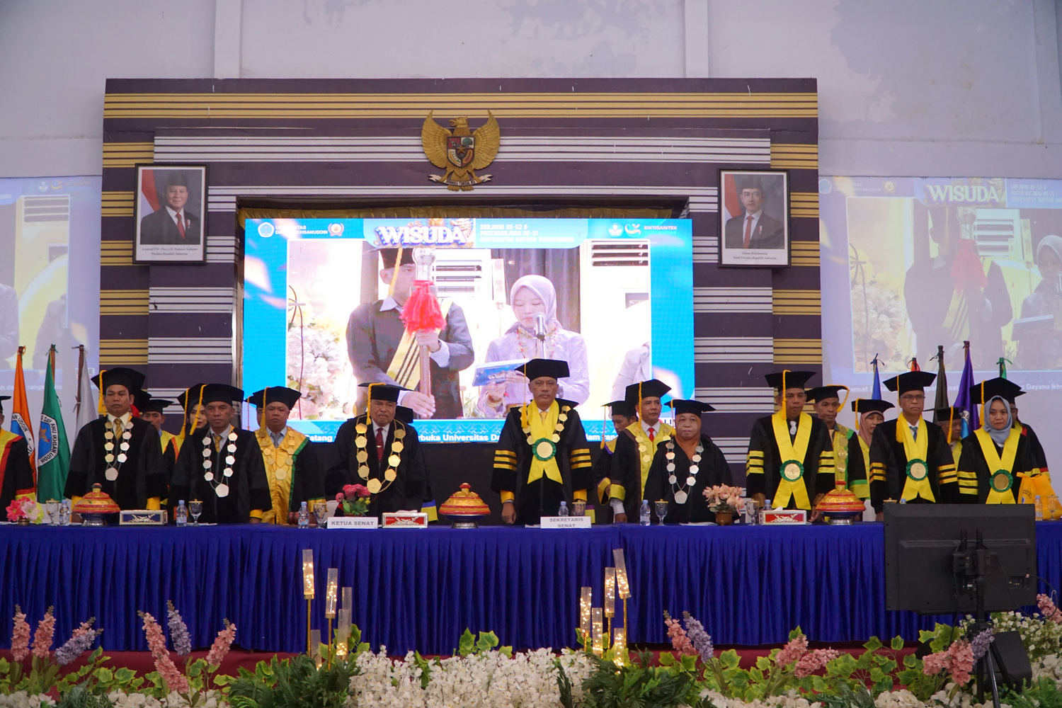 UNIDAYAN KUKUHKAN 408 LULUSAN PADA WISUDA SARJANA KE-52 DAN PASCASARJANA KE-31, UNIDAYAN TEGASKAN KOMITMEN CETAK SDM UNGGUL